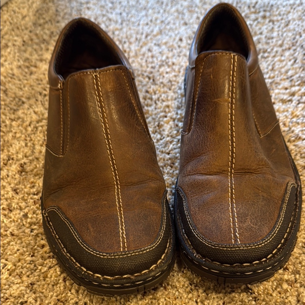 Cole Haan Brown and Black Loafers Slip-Ons